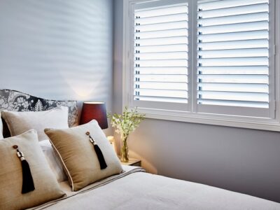Living Room Plantation Shutters