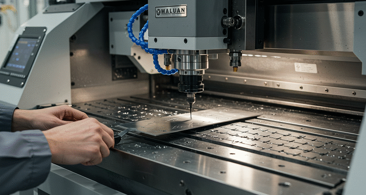 machine for etching metal